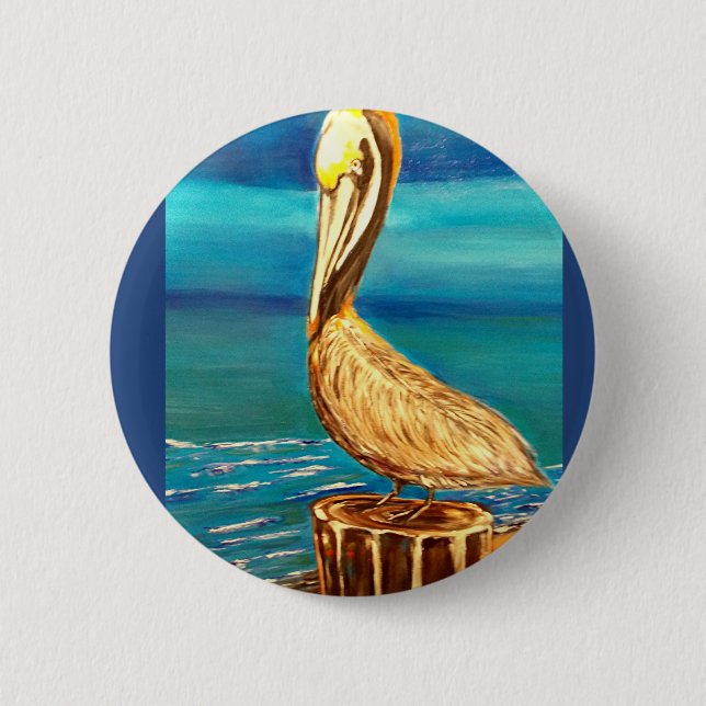 PELICAN PINBACK BUTTON (Front)