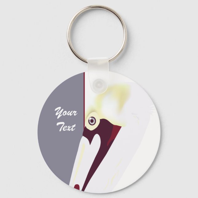 Pelican Portrait Keychain (Front)