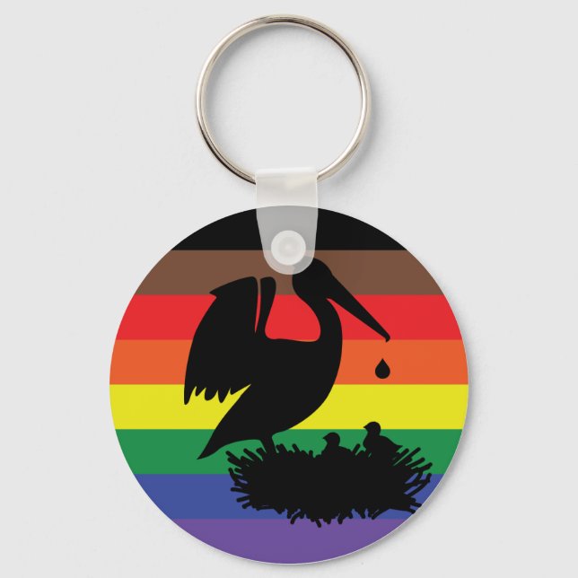 Pelican Pride Keychain (Front)