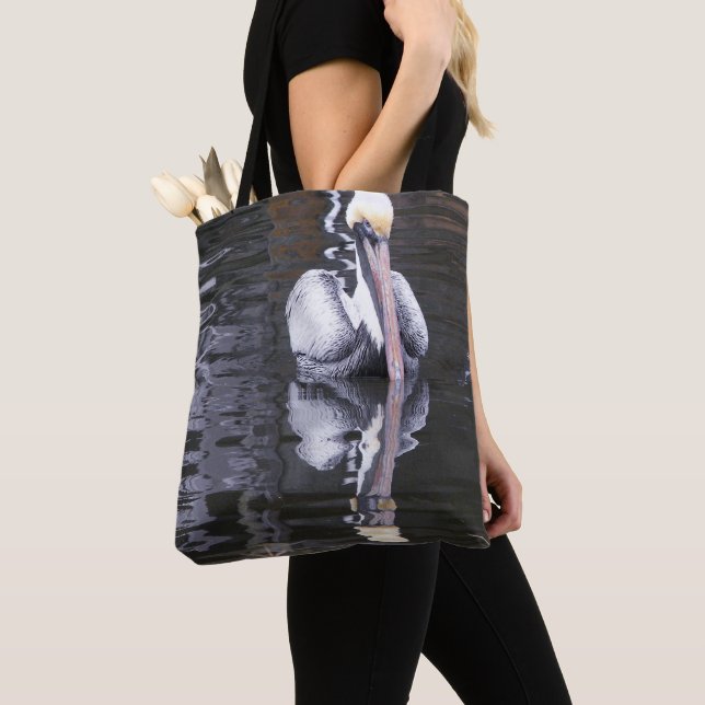 Pelican Reflecting Tote Bag (Close Up)
