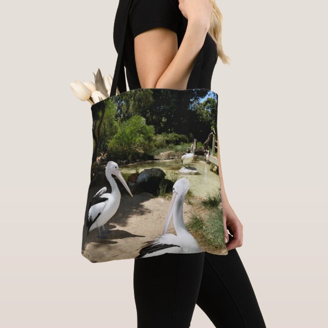 Pelican Sanctuary, Totebag Tote Bag (Close Up)