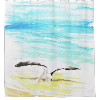 Pelican Shower Curtin Curtain