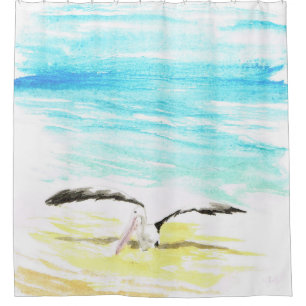 Pelican Shower Curtin Shower Curtain