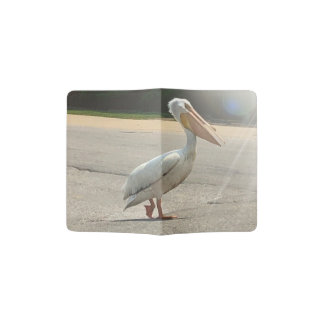 Pelican Spirit Animal Crossing the Road Photograph Passport Holder
