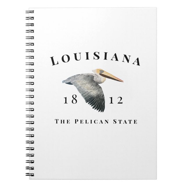 Pelican State 1812 Spiral Notebook (Front)