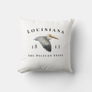 Pelican State 1812 Throw Pillow