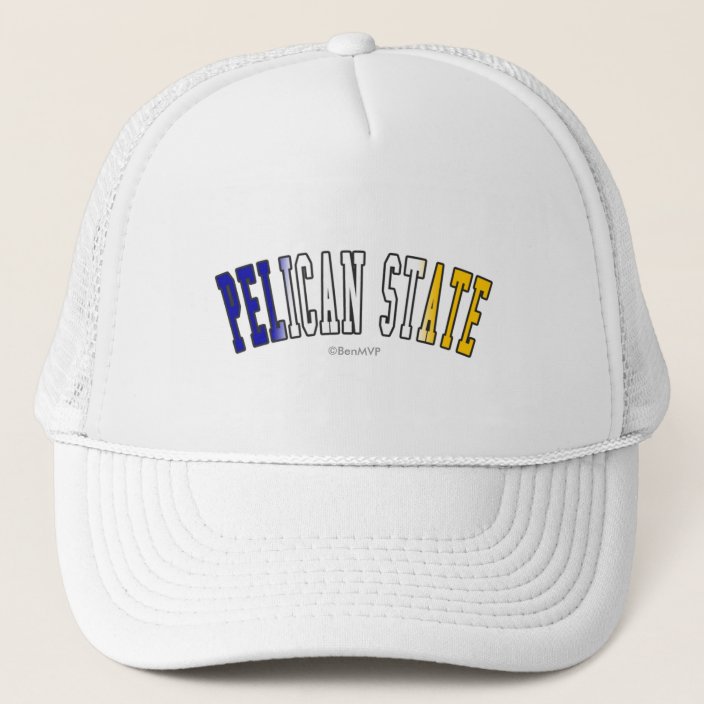 Pelican State in State Flag Colors Hat