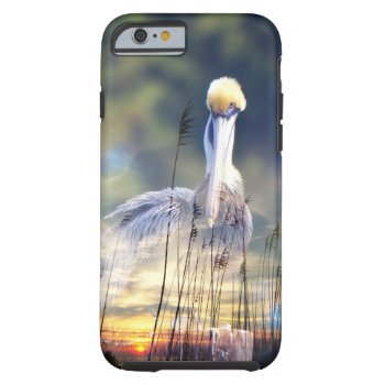 Pelican Sunset Tough Iphone 6 Case by jonicool at Zazzle