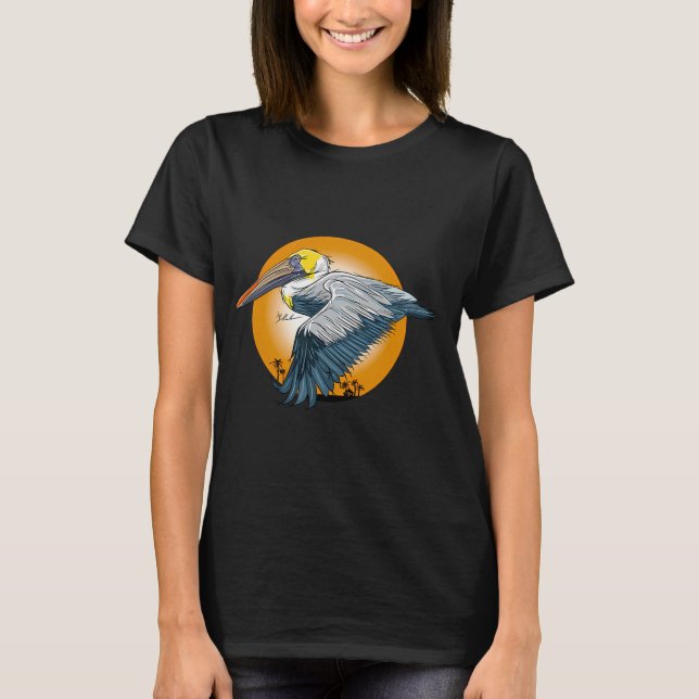 Pelican Sunset T-Shirt (Front)