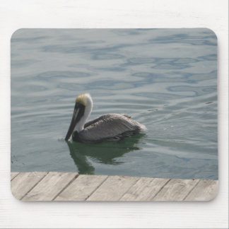 Pelican Swiming in the Water Mouse Pad