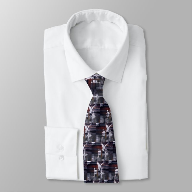 Pelican Takeoff Neck Tie (Tied)