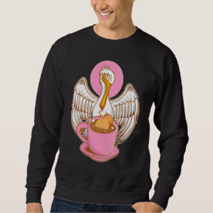 Pelican Tries To Eat Capybara Sweatshirt
