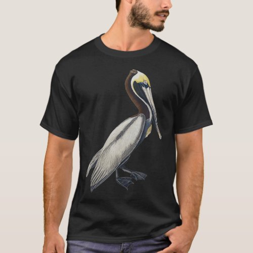 Pelican  Vintage Bird Graphic  Brown Pelican T_Shirt