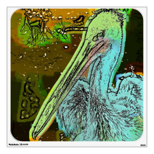 PELICAN WALL STICKER