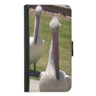 Pelican With A Attitude, Samsung Galaxy S5 Wallet Case