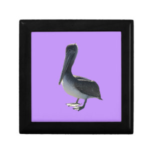 Pelican Wooden Jewelry Keepsake Box