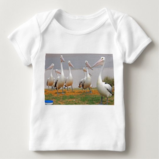 Pelicans in Kalbarri, Western Australia Baby T-Shirt