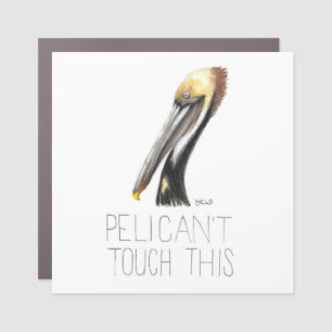 Pelican't Touch This (Brown Pelican) Car Magnet