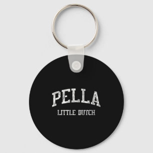 Pella high school hs pella ia vintage sports keychain