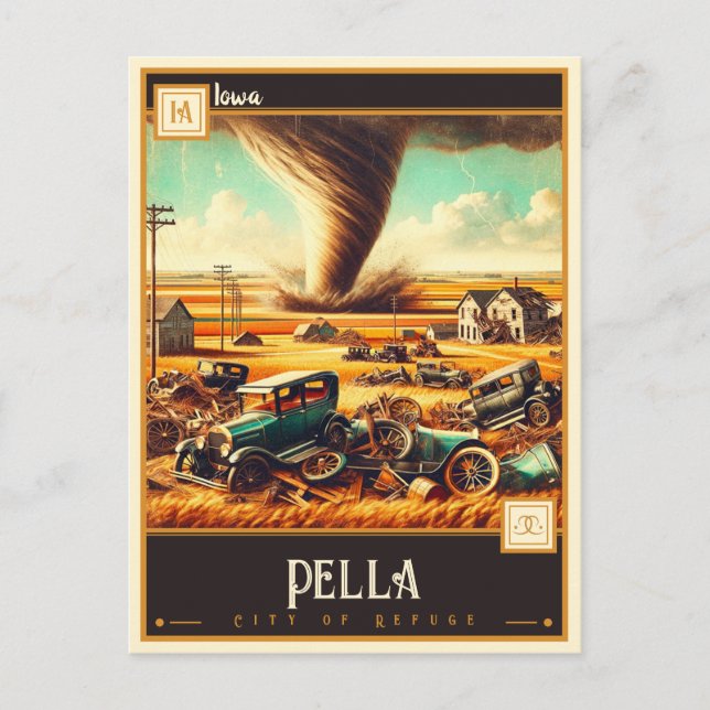Pella, Iowa  | Vintage Postcard (Front)