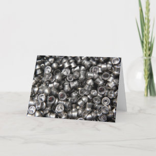 Pellet Gun Ammo - Lead Sharp Tips for Shooting Card