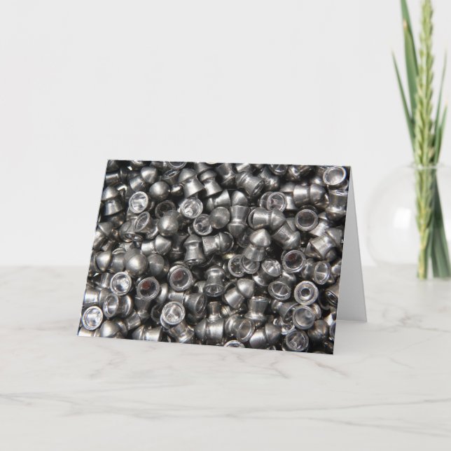 Pellet Gun Ammo - Lead Sharp Tips for Shooting Card (Front)