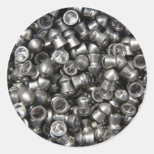 Pellet Gun Ammo - Lead Sharp Tips for Shooting Classic Round Sticker