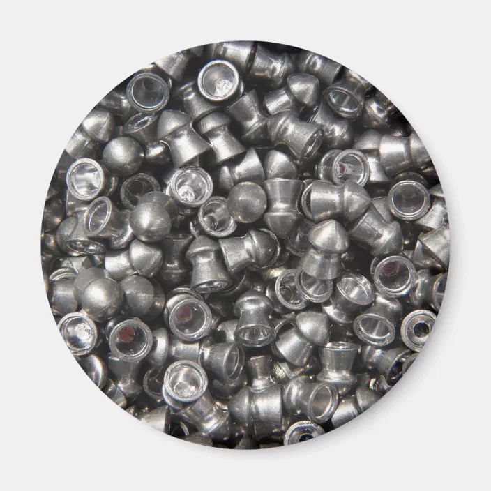 Pellet Gun Ammo Lead Sharp Tips For Shooting Magnet Zazzle Com