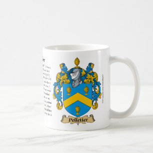 Pelletier Family Coat of Arms Mug