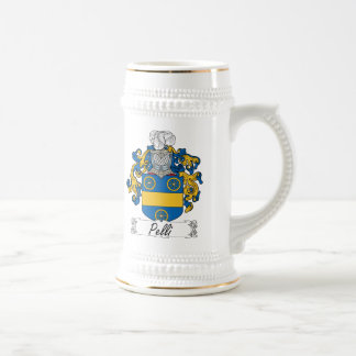 Pelli Family Crest Beer Stein