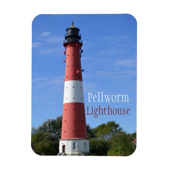 Pellworm Lighthouse, Pellworm Island, Germany Magnet (Vertical)