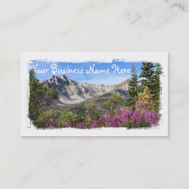 Pelly Mountain Vista Business Card (Front)