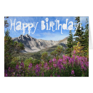 Happy Birthday Mountains Pic - Get More Anythink's