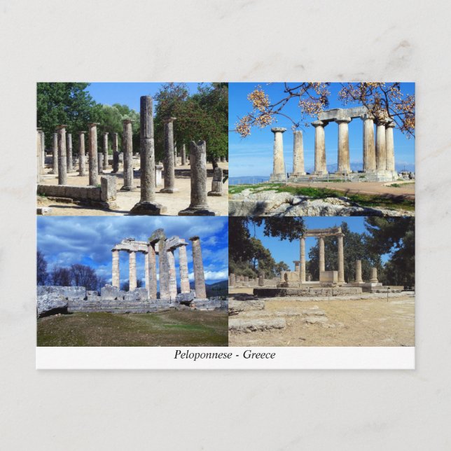 Peloponnese - Greece Postcard (Front)