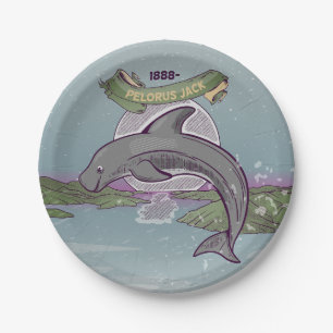 Pelorus Jack Risso's Dolphin Paper Plates