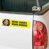 Pelosi Botox Causes Brain Damage Bumper Sticker (On Truck)