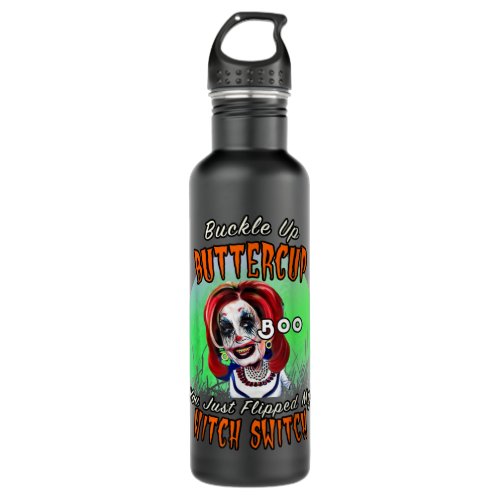 Pelosi Witch Halloween Costume Drunk Scary Nancy P Stainless Steel Water Bottle