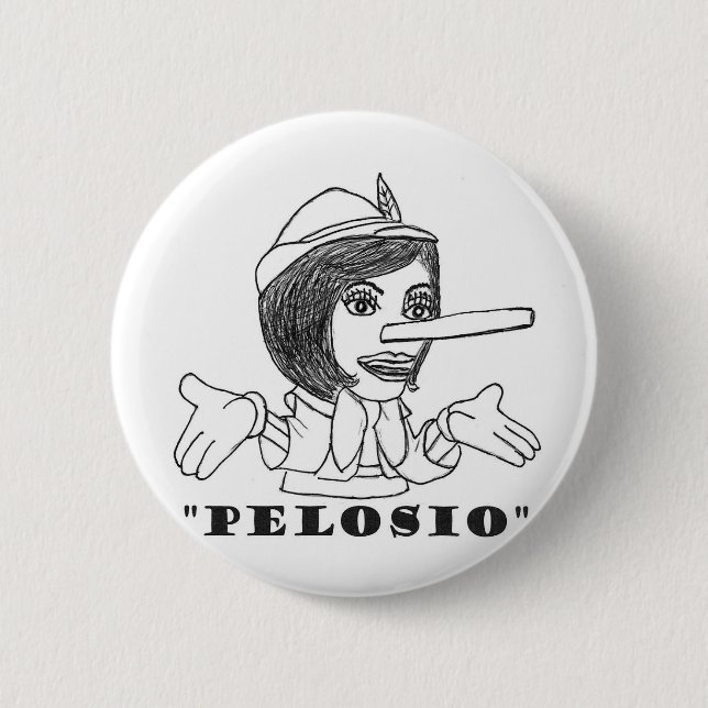 PELOSIO PINBACK BUTTON (Front)