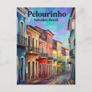 Pelourinho Brazil Postcard