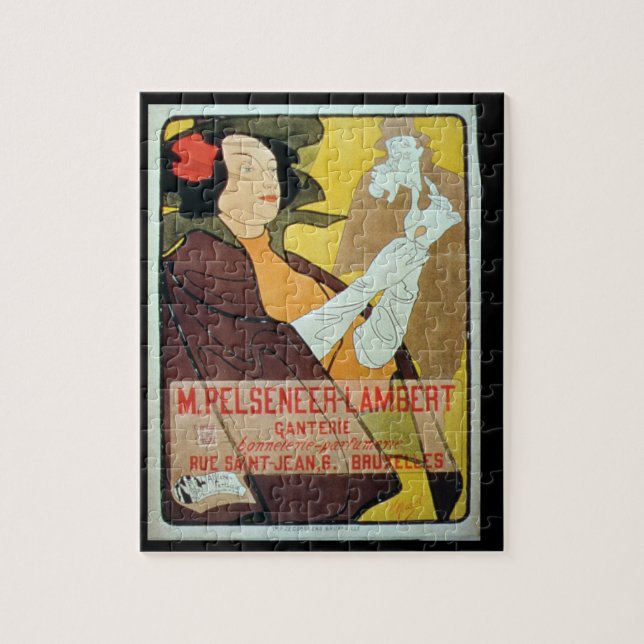 'Pelseneer-Lambert Glove Makers, Millinery and Per Jigsaw Puzzle (Vertical)