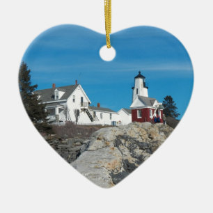 Pemaquid Lighthouse 24 Ceramic Ornament