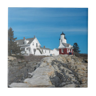 Pemaquid Lighthouse 24 Ceramic Tile
