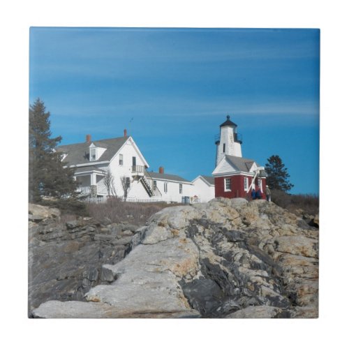 Pemaquid Lighthouse 24 Ceramic Tile