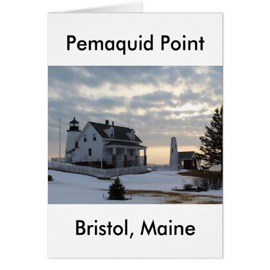 Pemaquid Point 9115 Cards (Front)