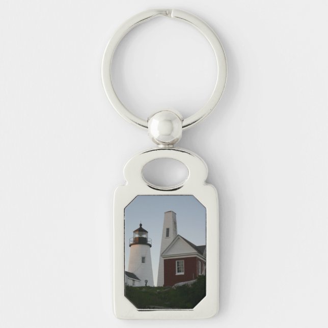 Pemaquid Point Light and Bell House  Keychain (Front)