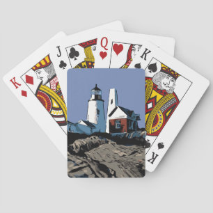 PEMAQUID POINT LIGHT POKER CARDS