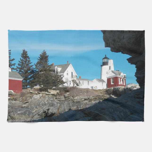 Pemaquid Point Lighthouse 22 Towel (Horizontal)