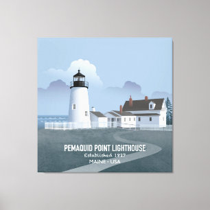 Pemaquid Point Lighthouse Canvas Print