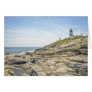 Pemaquid Point Lighthouse Maine Greeting Card