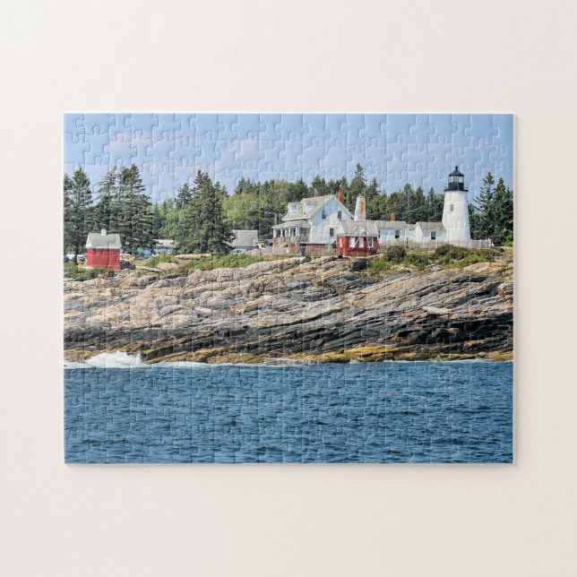 Pemaquid Point Lighthouse, Maine Jigsaw Puzzle (Horizontal)